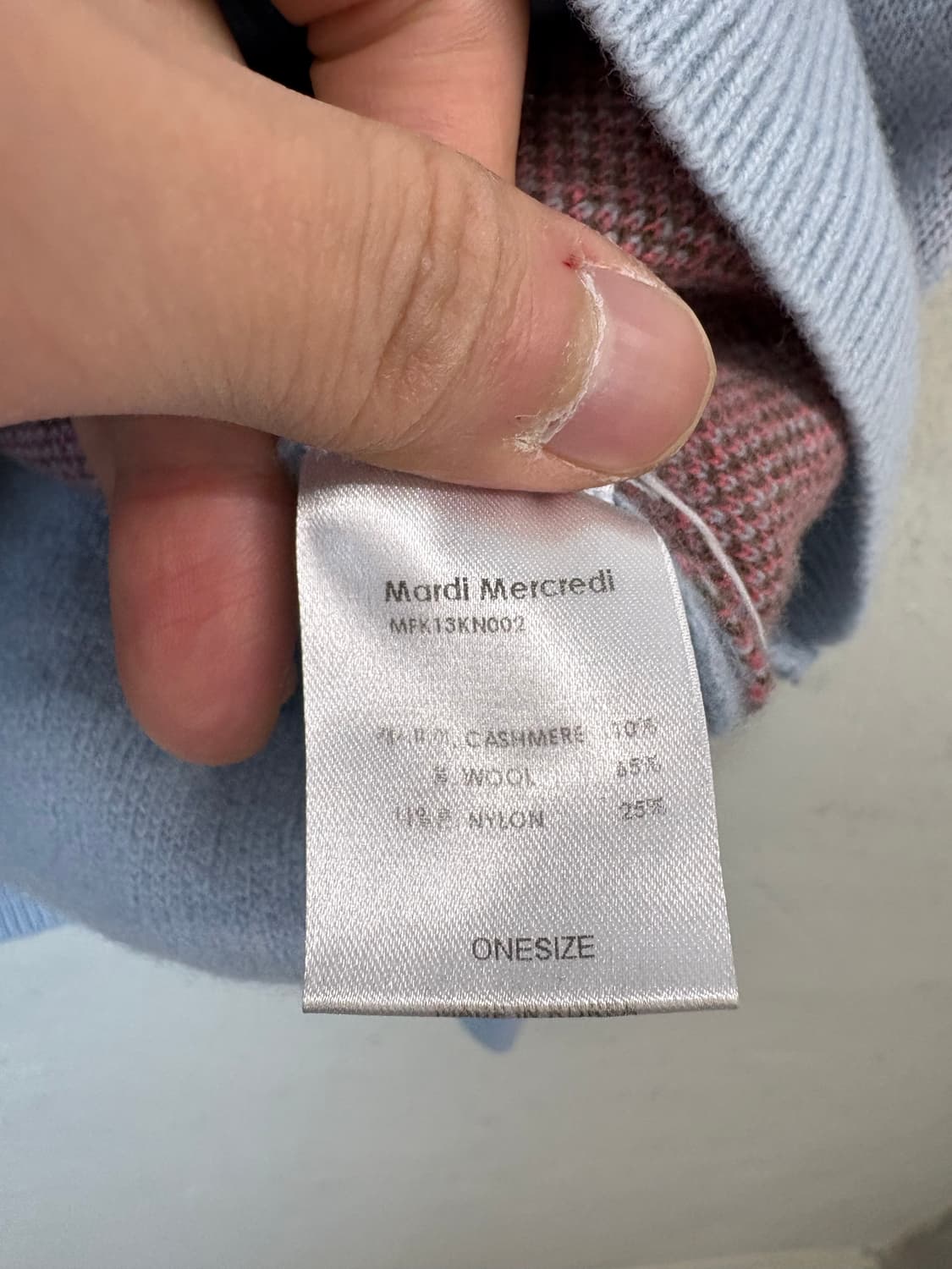 마르디메크르디 캐시미어 혼방 닥스훈트 니트 상품이미지7