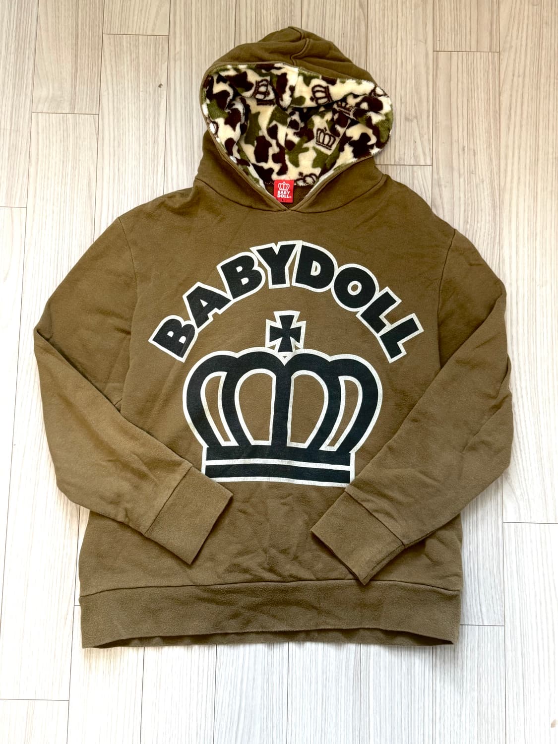 BABYDOLL 갸루 후드티 상품이미지1