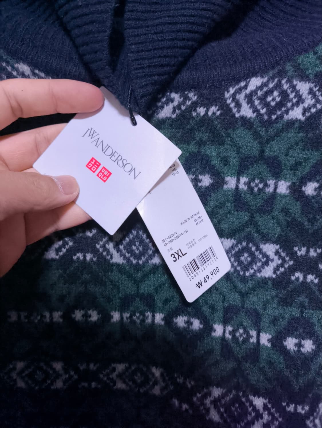 새거 3XL JW앤더슨 x 유니클로 램스울 터틀넥 상품이미지2