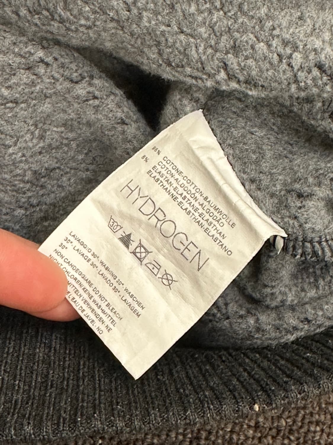 2XL)Hydrogen 빈티지 자수 플리스 후드집업 상품이미지7