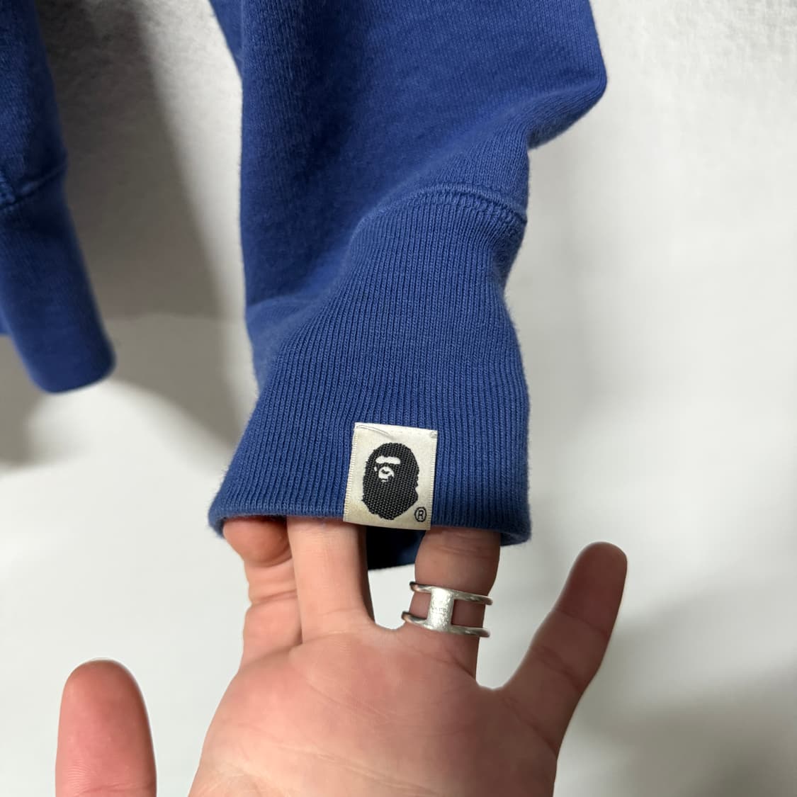 베이프 x 언디핏티드 컬러 카모 투웨이 릴렉스핏 집업 후디 블루 상품이미지5