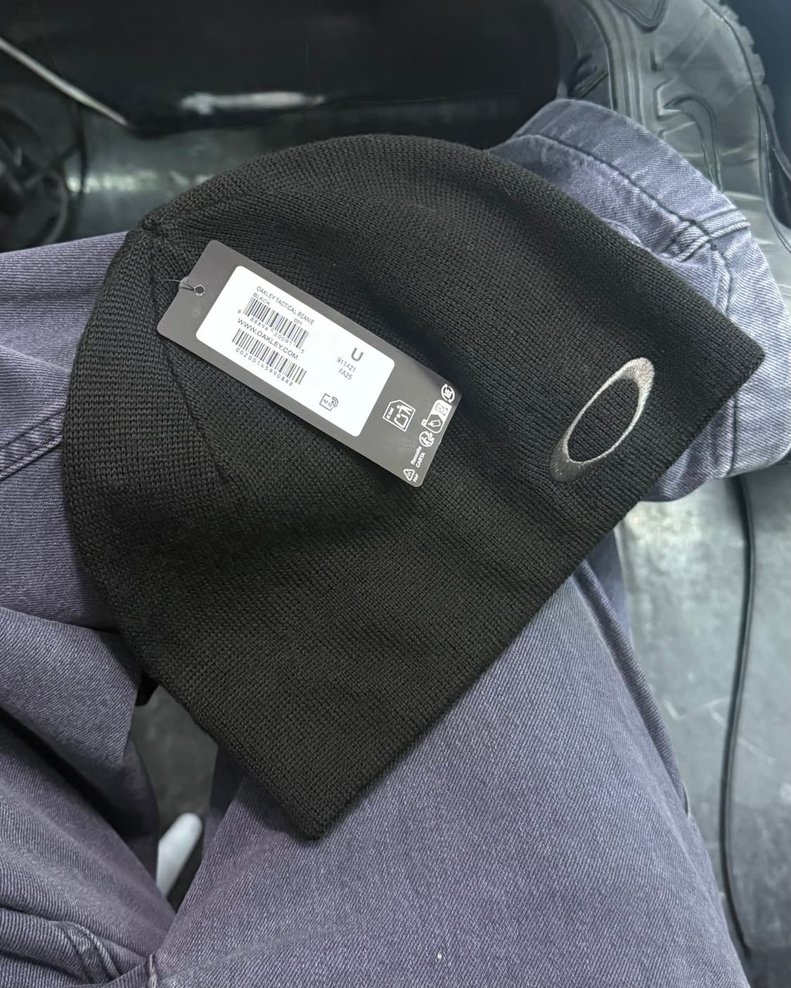 오클리 택티컬 블랙 검정 숏 비니 스트릿 패션  상품이미지1