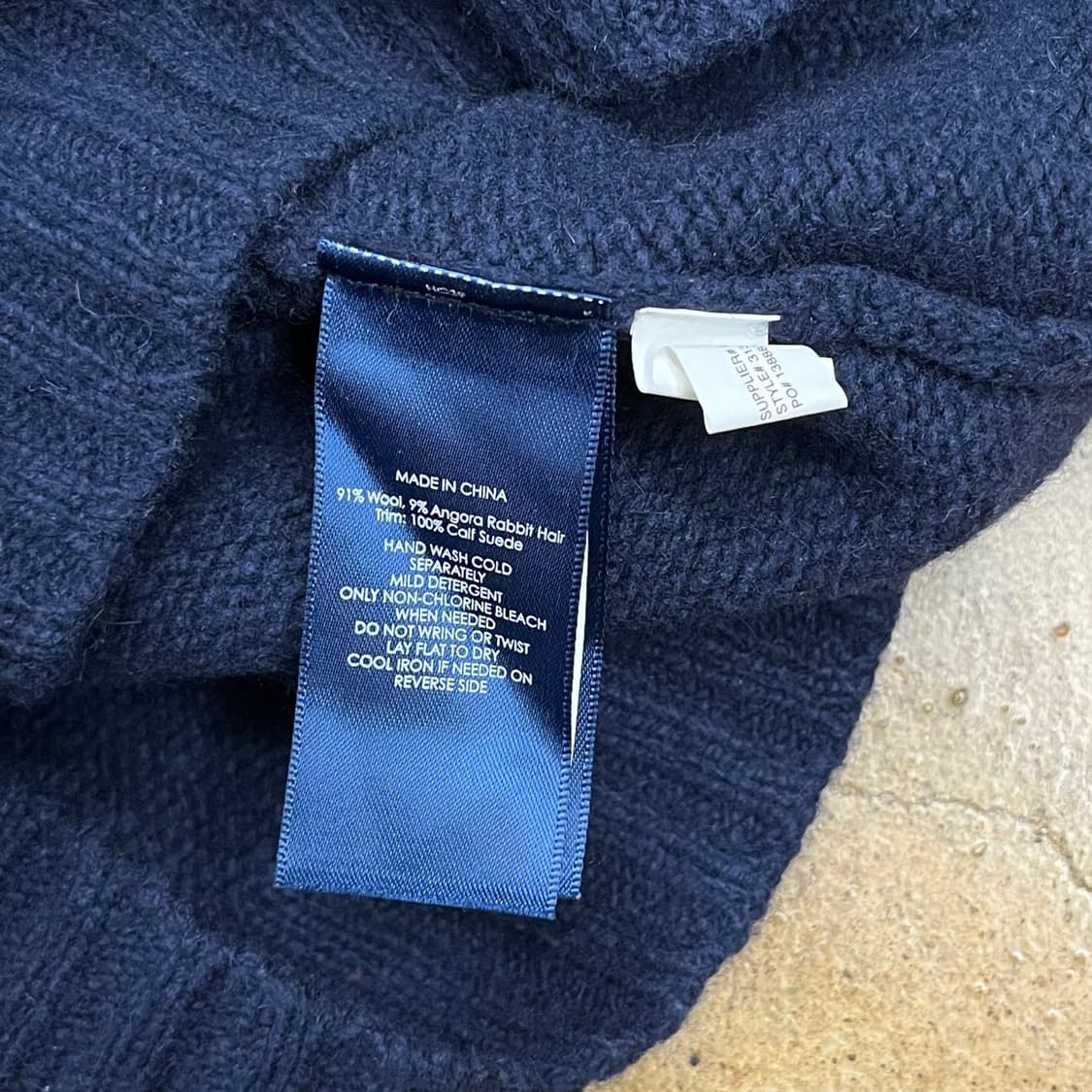 [정품/XL] 폴로 랄프로렌 네이비 엘보우패치 가디건 b8 상품이미지6