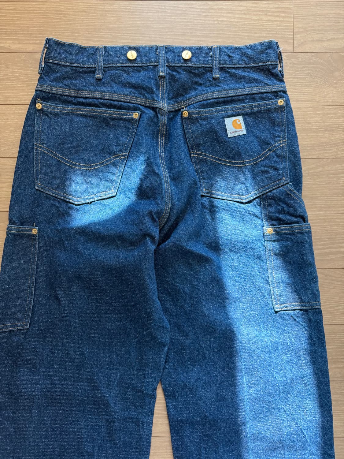90s 칼하트 데님 b06 싱글니 워크팬츠 상품이미지1