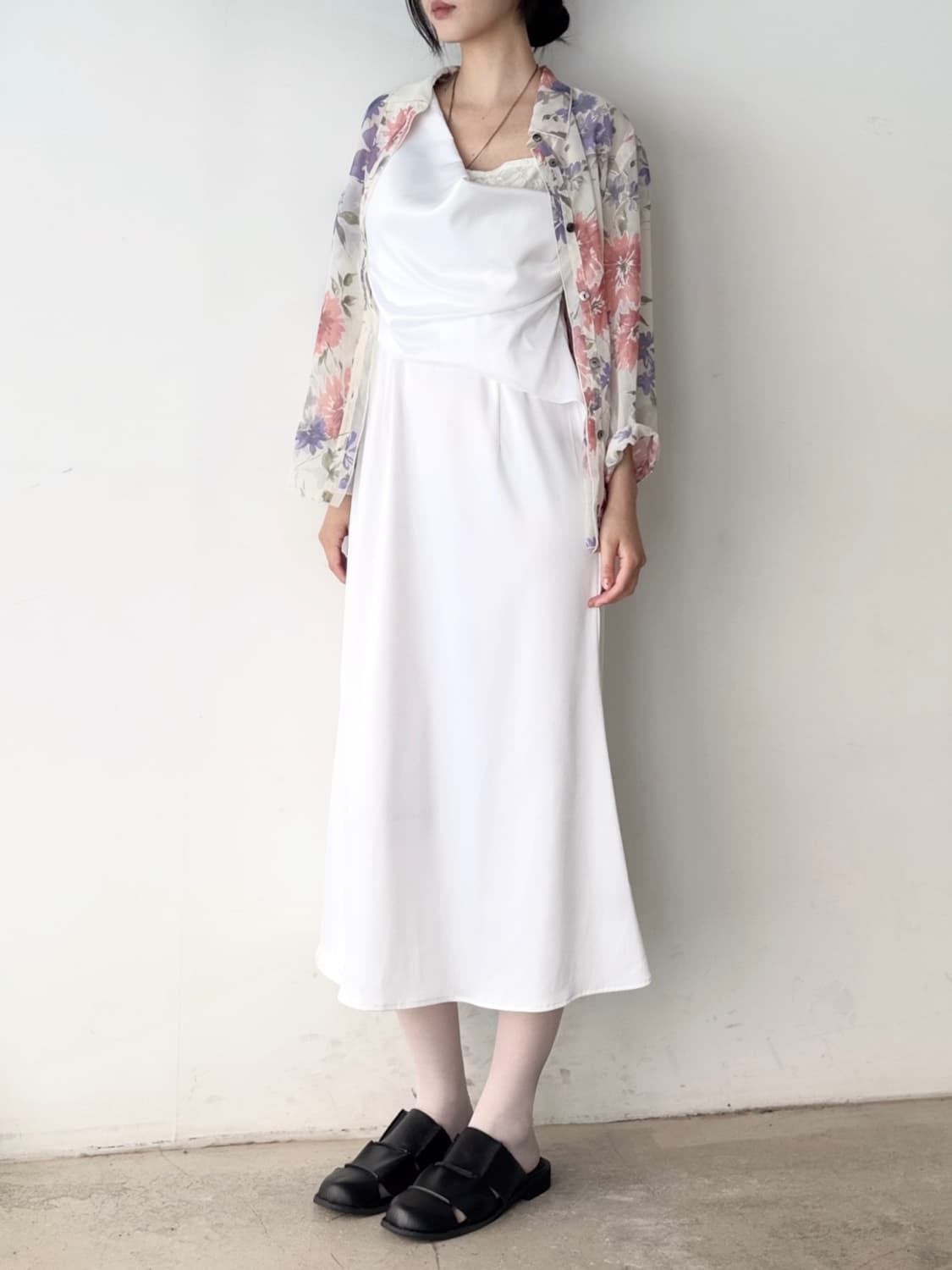 Color bloom sheer shirt 상품이미지6