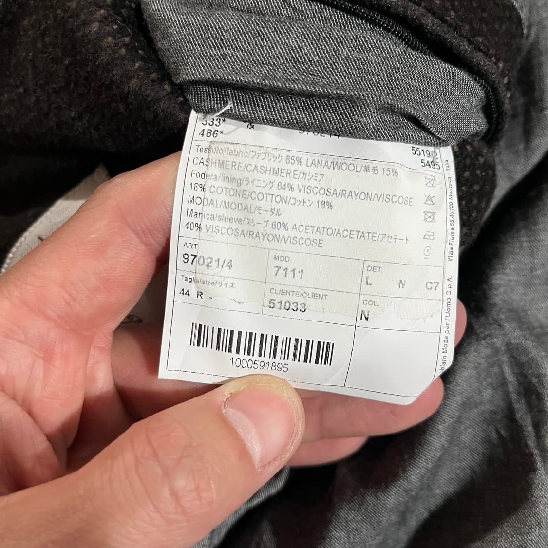 [95] 루비암 콜롬보 캐시미어 코트 상품이미지9