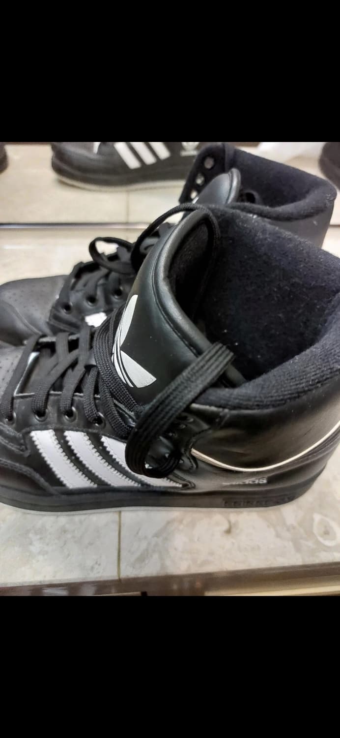 아디다스 하이탑 스니커즈 블랙 250 제레미스캇맛 상품이미지2