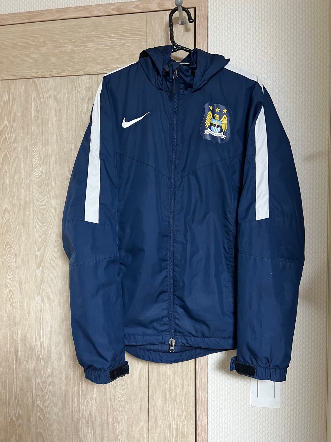 13-14 나이키 맨시티 맨체스터시티 네이비 바람막이 자켓 상품이미지1