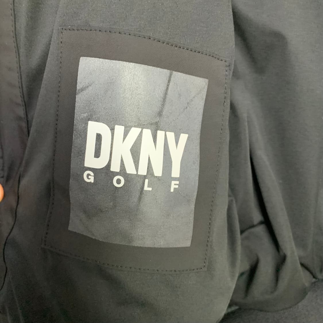 DKNY 블랙 봄버 블루종 자켓 점퍼 빈티지 L 남녀공용 상품이미지3