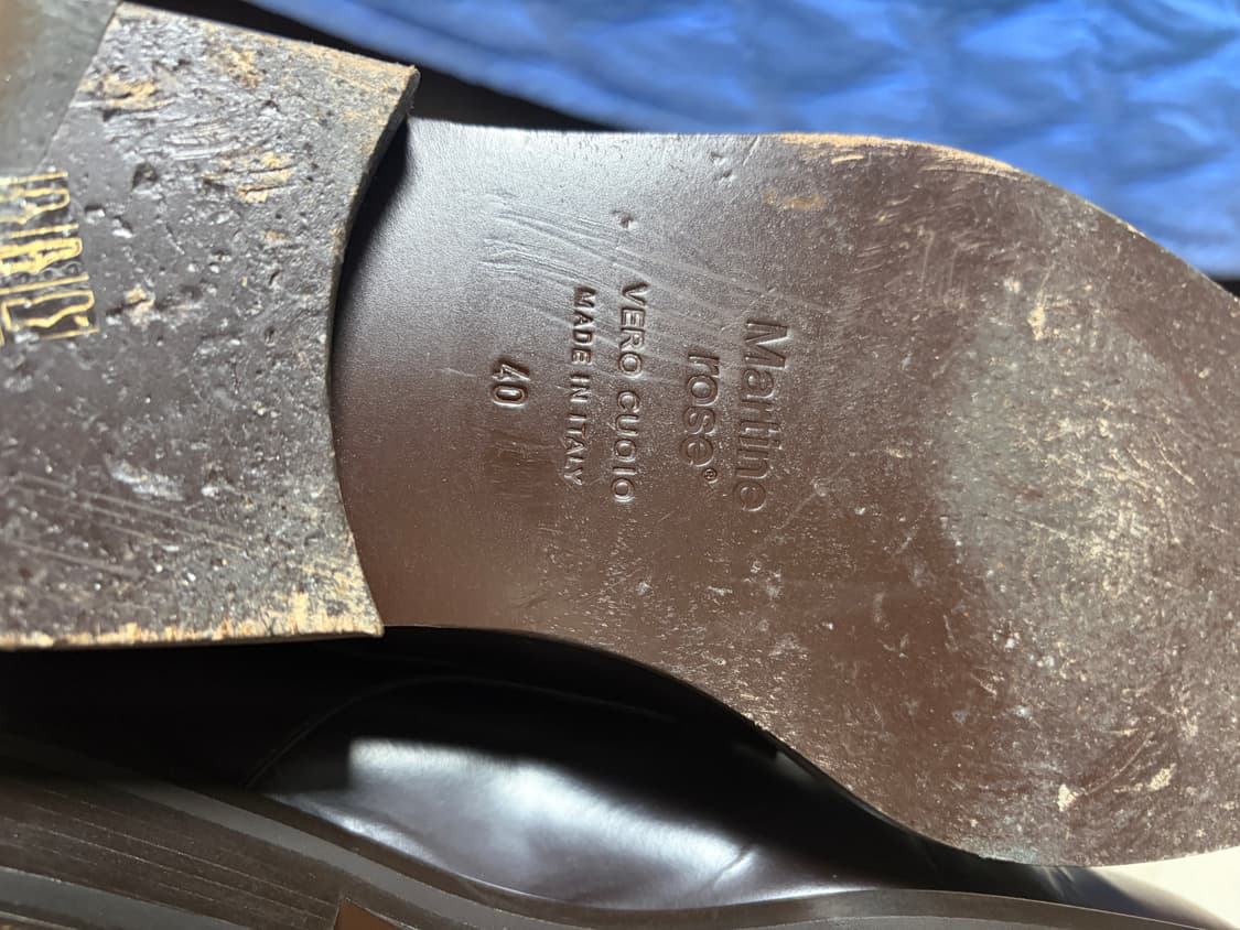 마틴로즈 치즐토 더비(2회실착, 40사이즈) 상품이미지6