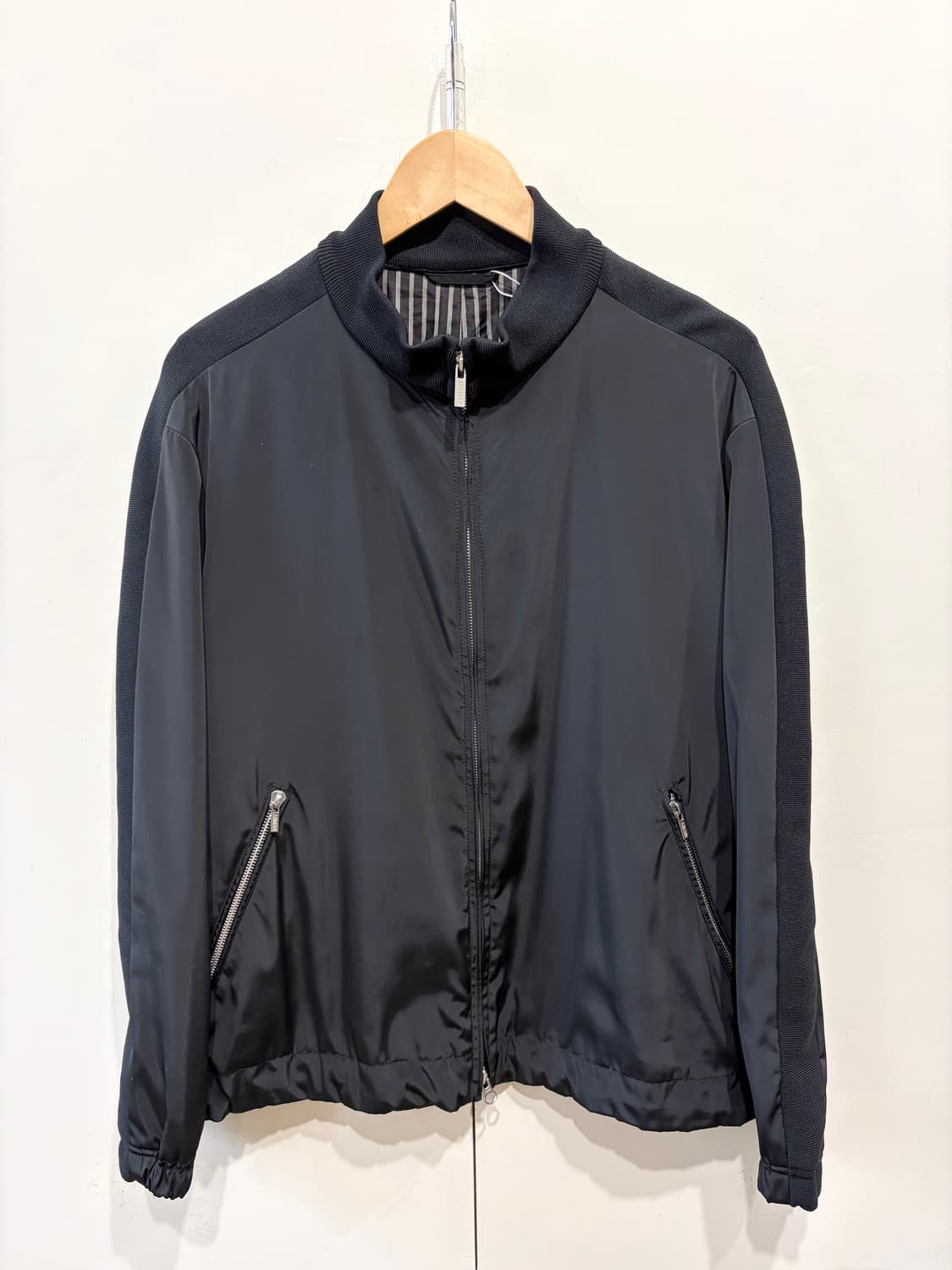 아르마니 꼴레지오니 집업 블루종 자켓 상품이미지1