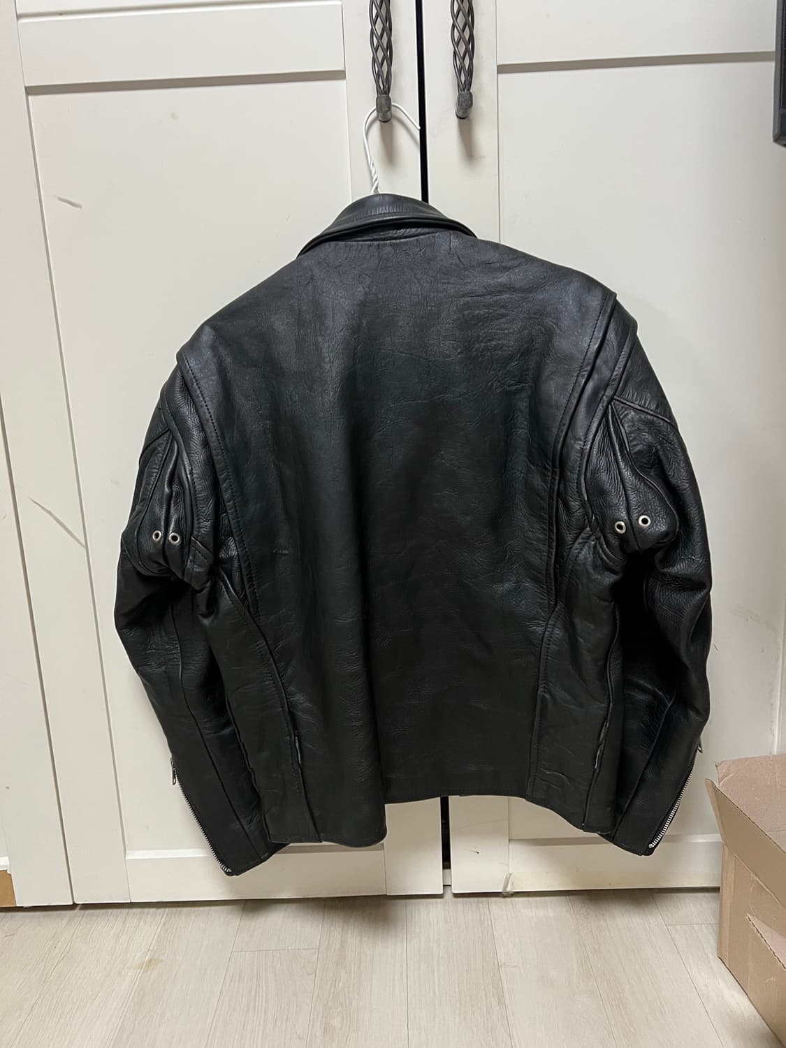 Silver stone 카우하이드 싱글 라이더 가죽자켓 상품이미지2