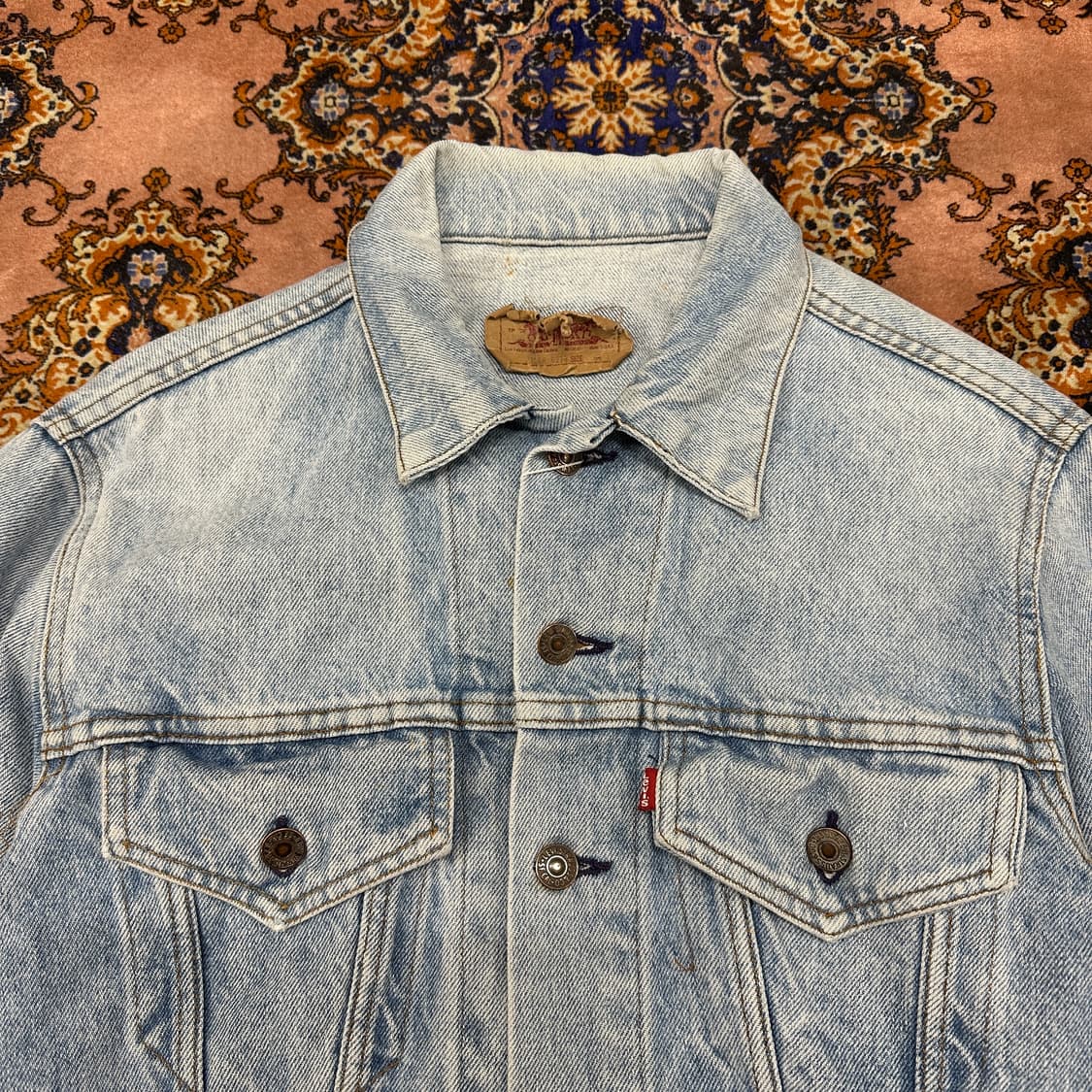 80s USA 리바이스 71506 트러커 자켓 상품이미지4