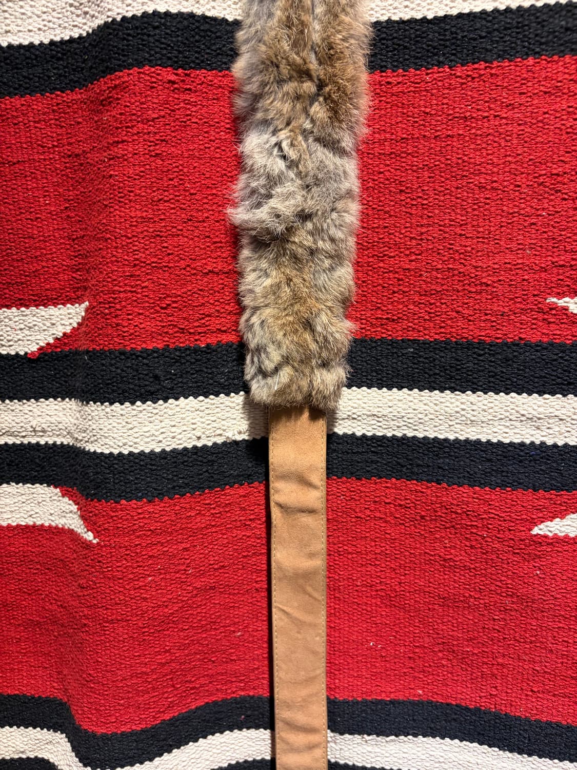 Woman stud fur belt / 여자 y2k 스터드 퍼 벨트 상품이미지3