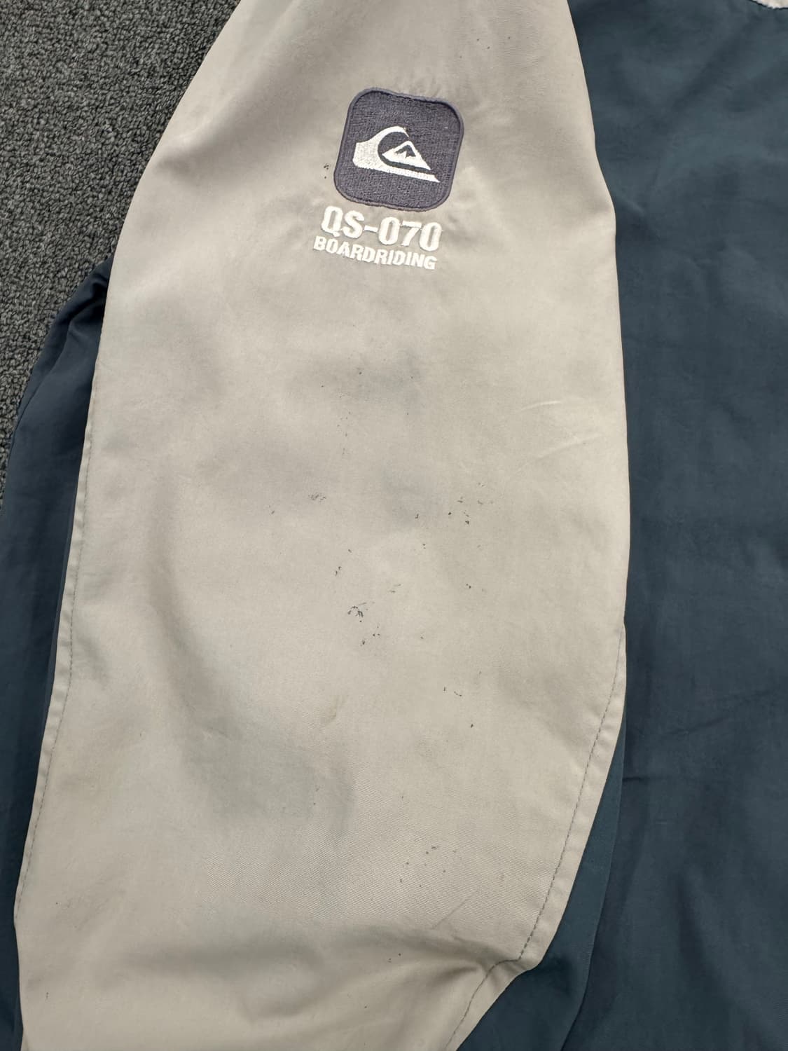 L)퀵실버 빈티지 올드스쿨 배색 바람막이 점퍼 상품이미지5