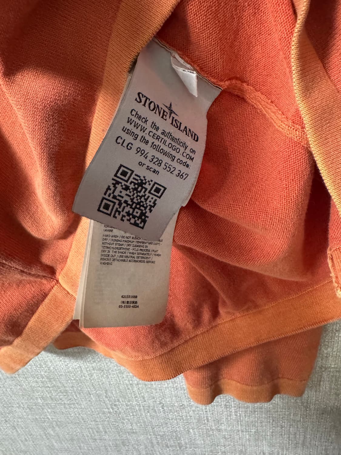 스톤아일랜드 니트티셔츠 95(정품) 상품이미지3