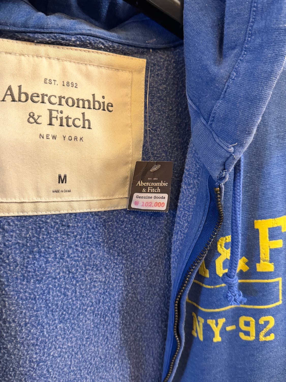 아베크롬비 희귀 빈티지 후드집업 상품이미지4