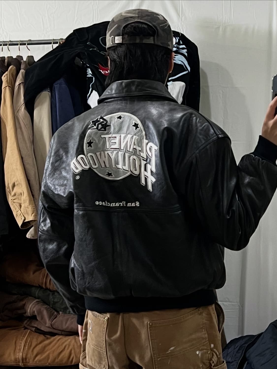 플래닛할리우드 블루종 가죽자켓 상품이미지4