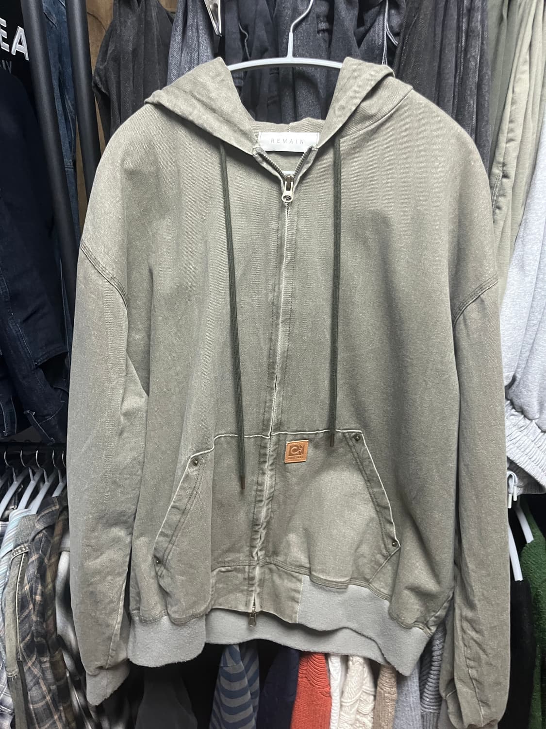 워크패치 후드집업 상품이미지6