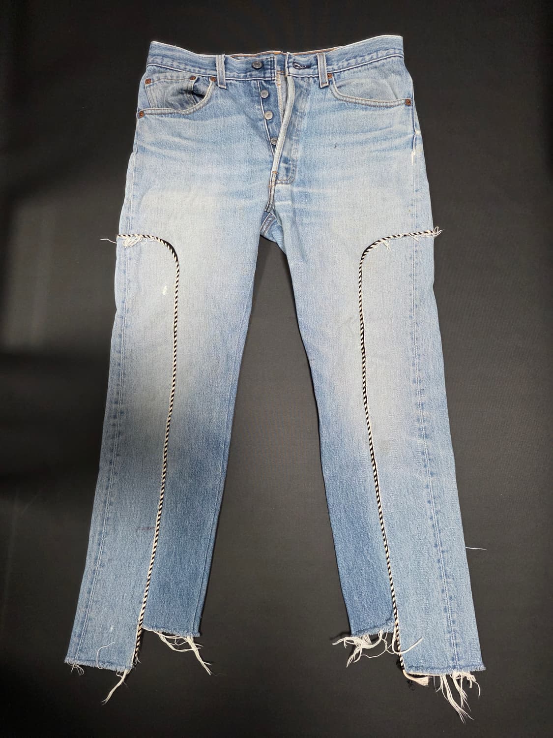 올드파크 파이핑 슬릿진 501xx 빈티지 리바이스 웨스턴 상품이미지1