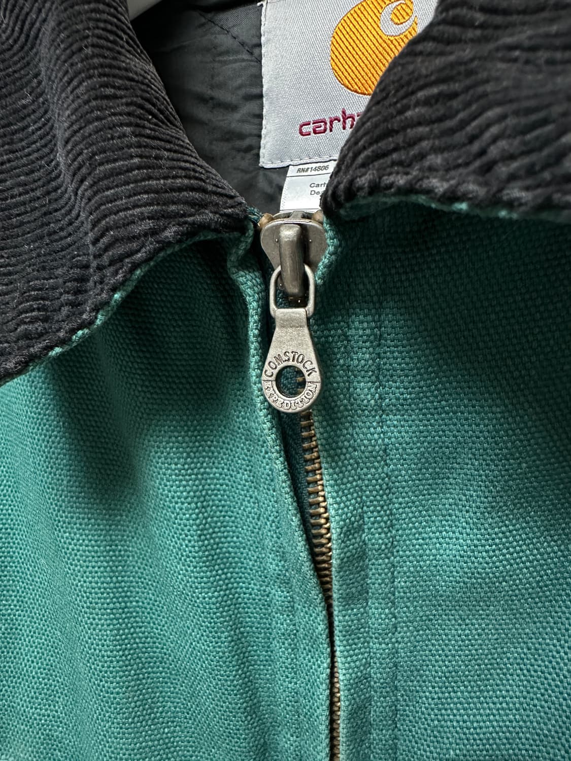 칼하트 워크자켓 다크그린 상품이미지3