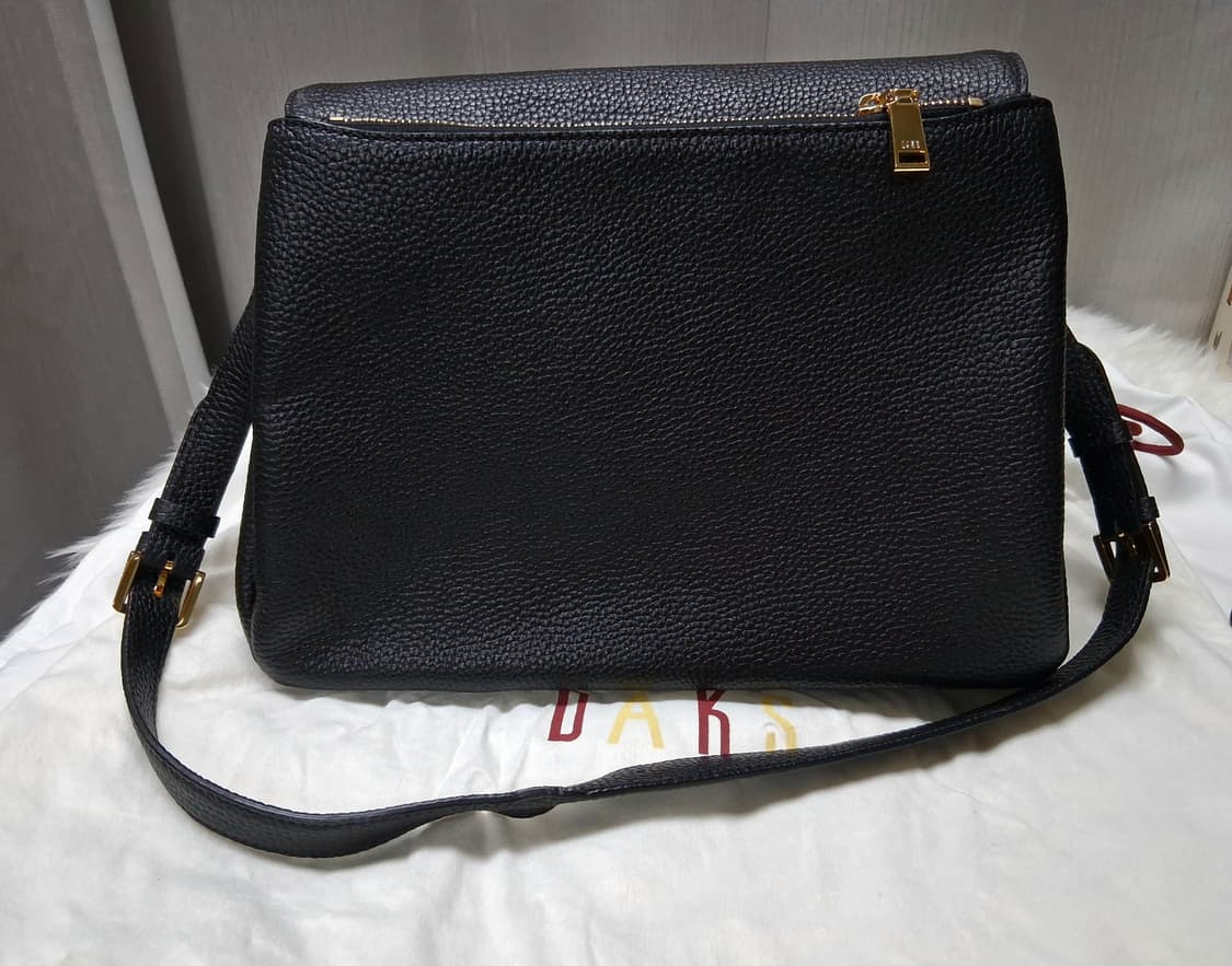 닥스 블랙 가죽 DD로고 크로스백#새상품  상품이미지2