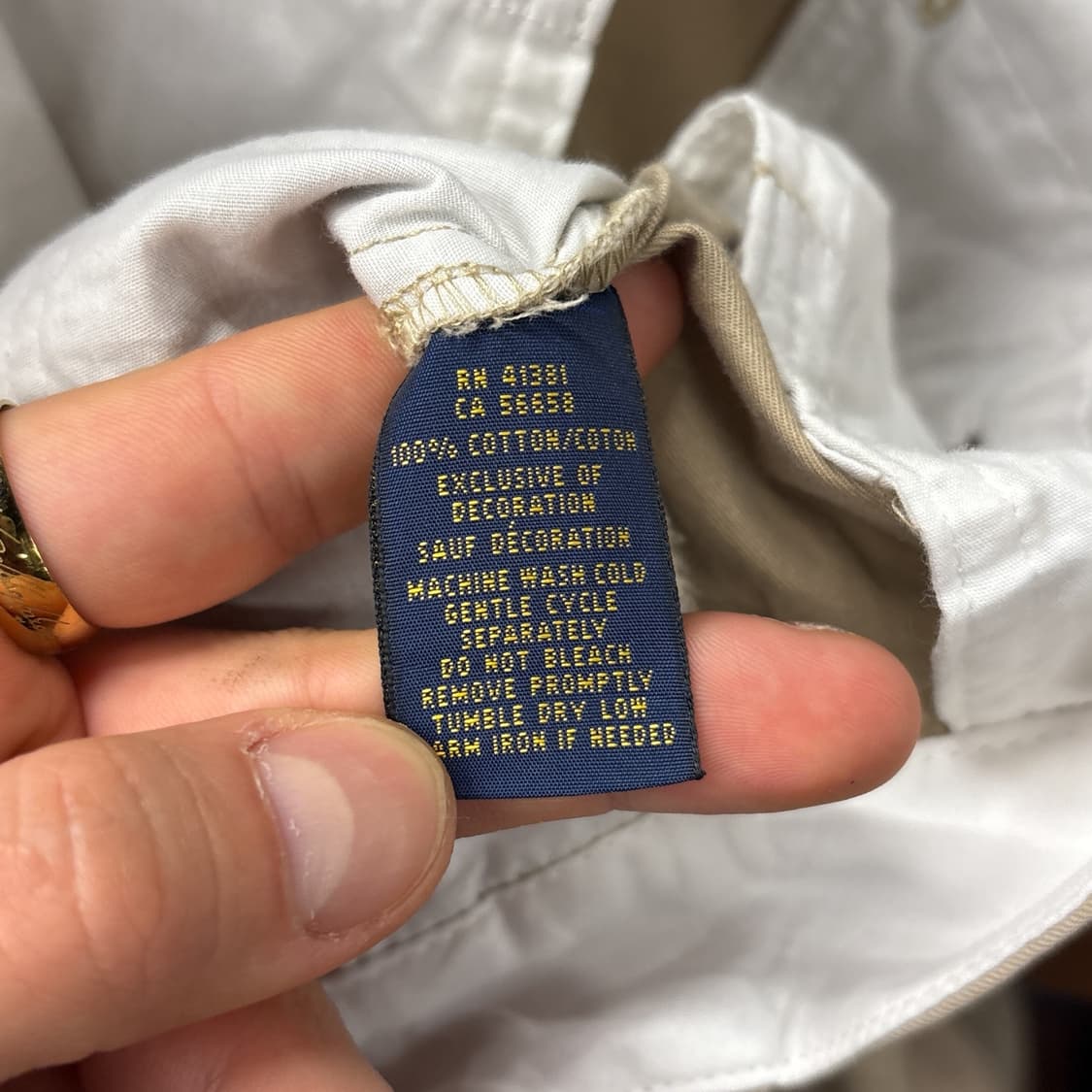 신형라벨 폴로 랄프로렌 클래식 치노 쇼츠팬츠 포니자수 진베이지 N1110 상품이미지9