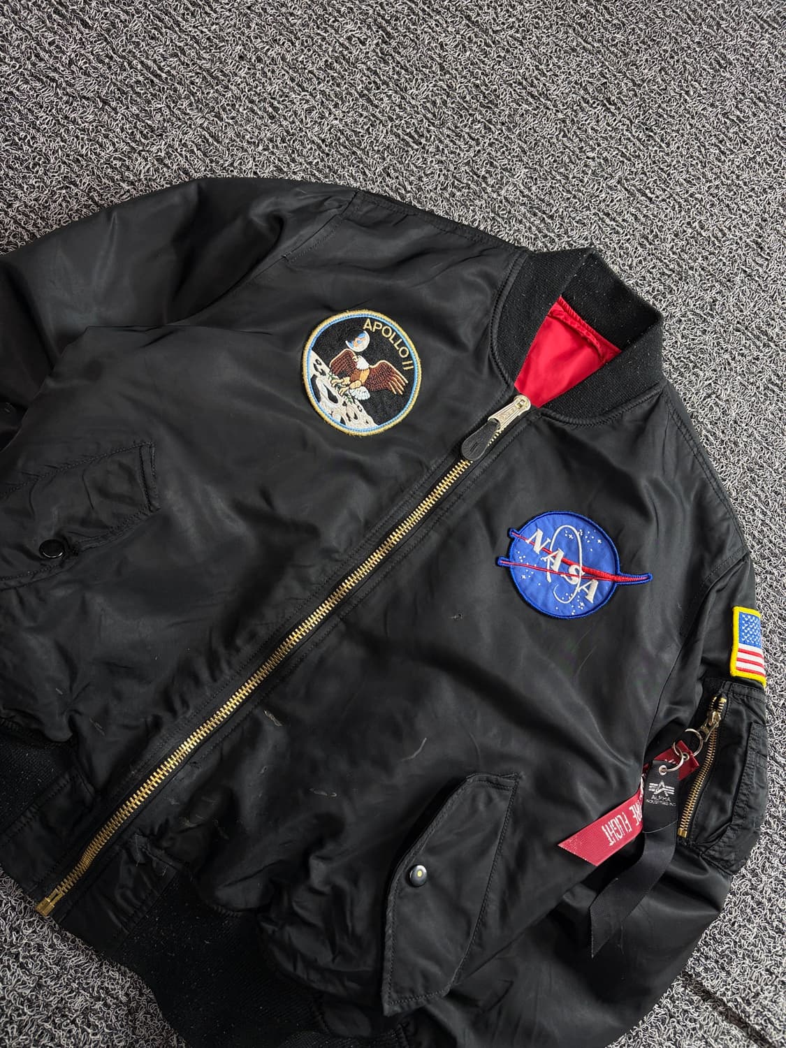 알파인더스트리 NASA MA-1 멀티패치 항공점퍼 4714 상품이미지3