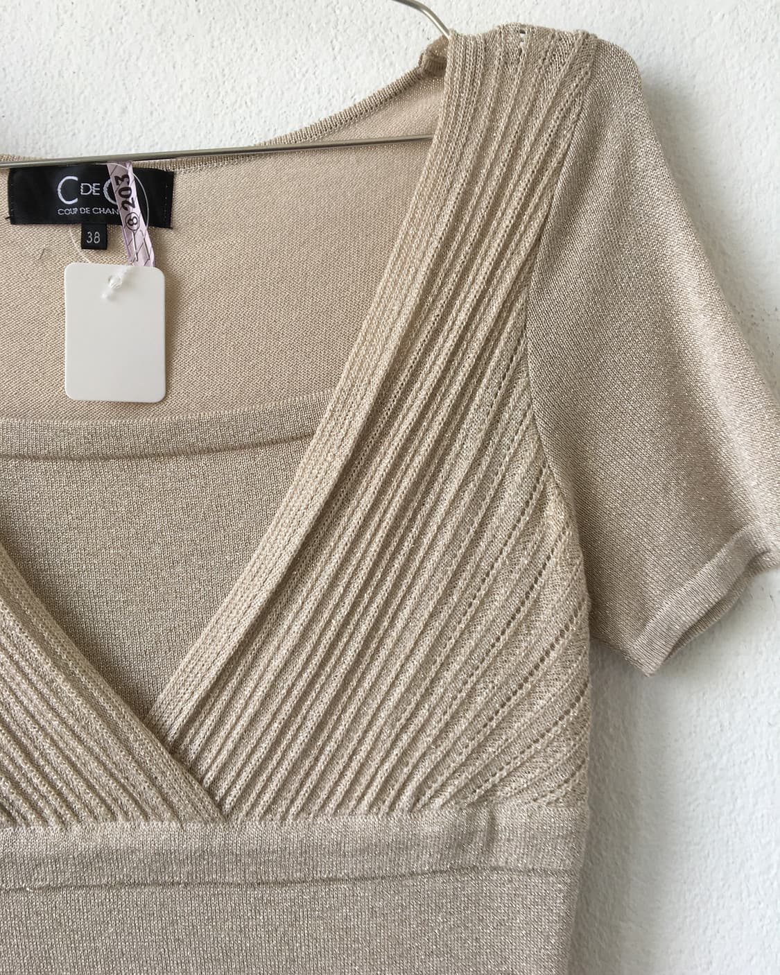 Glitter ribbed top 상품이미지4