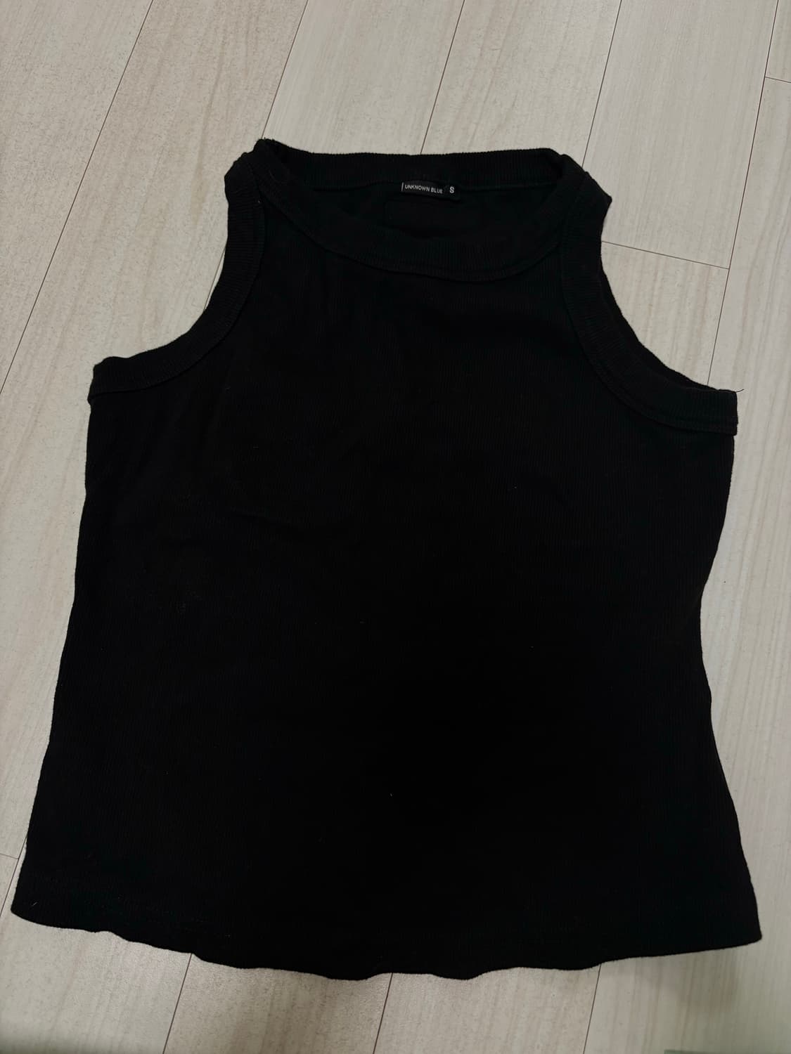 UNKNOWN BLUE back circle top S 상품이미지2