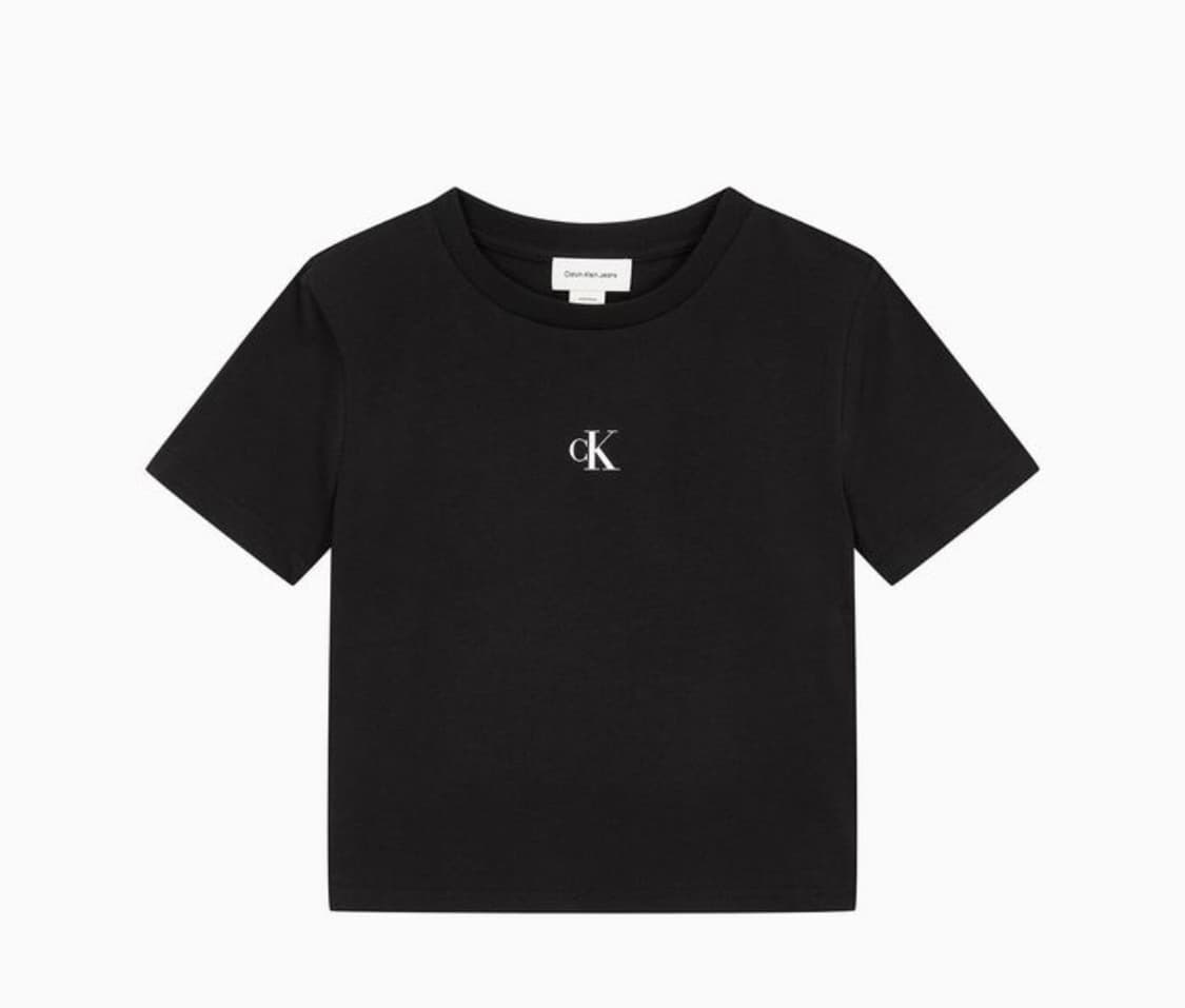 캘빈클라인 크롭 반팔티 상품이미지1