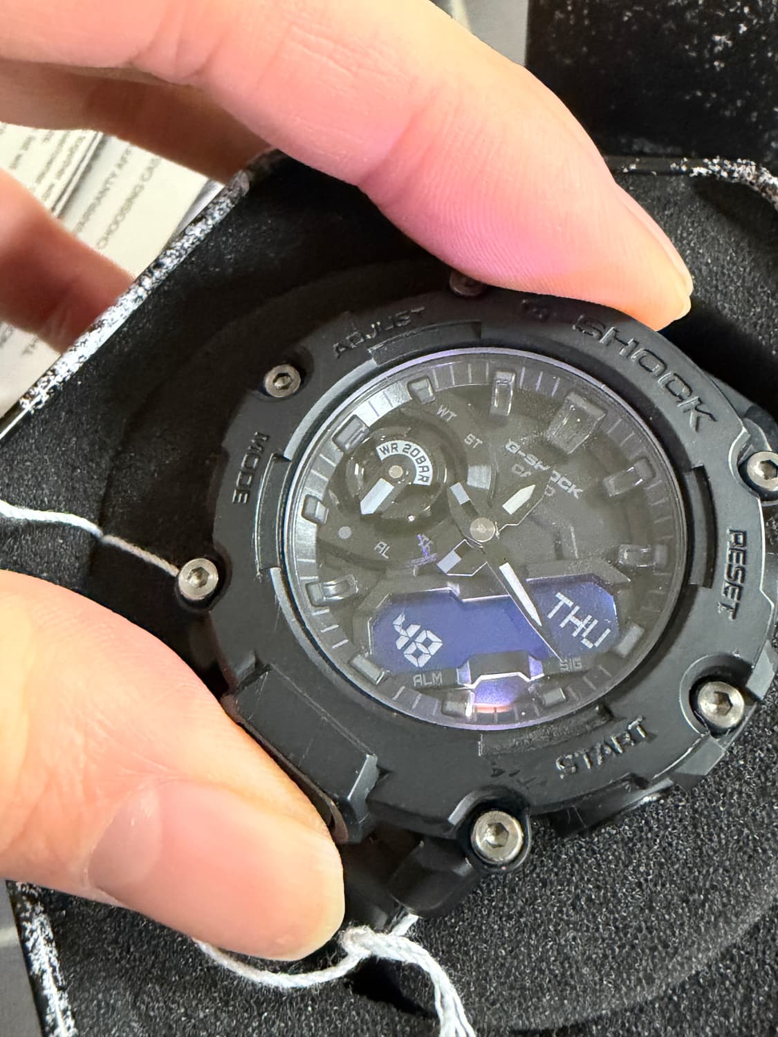 지샥 GA-2100BB 올블랙 에디션(일본 매장 구매) 상품이미지3