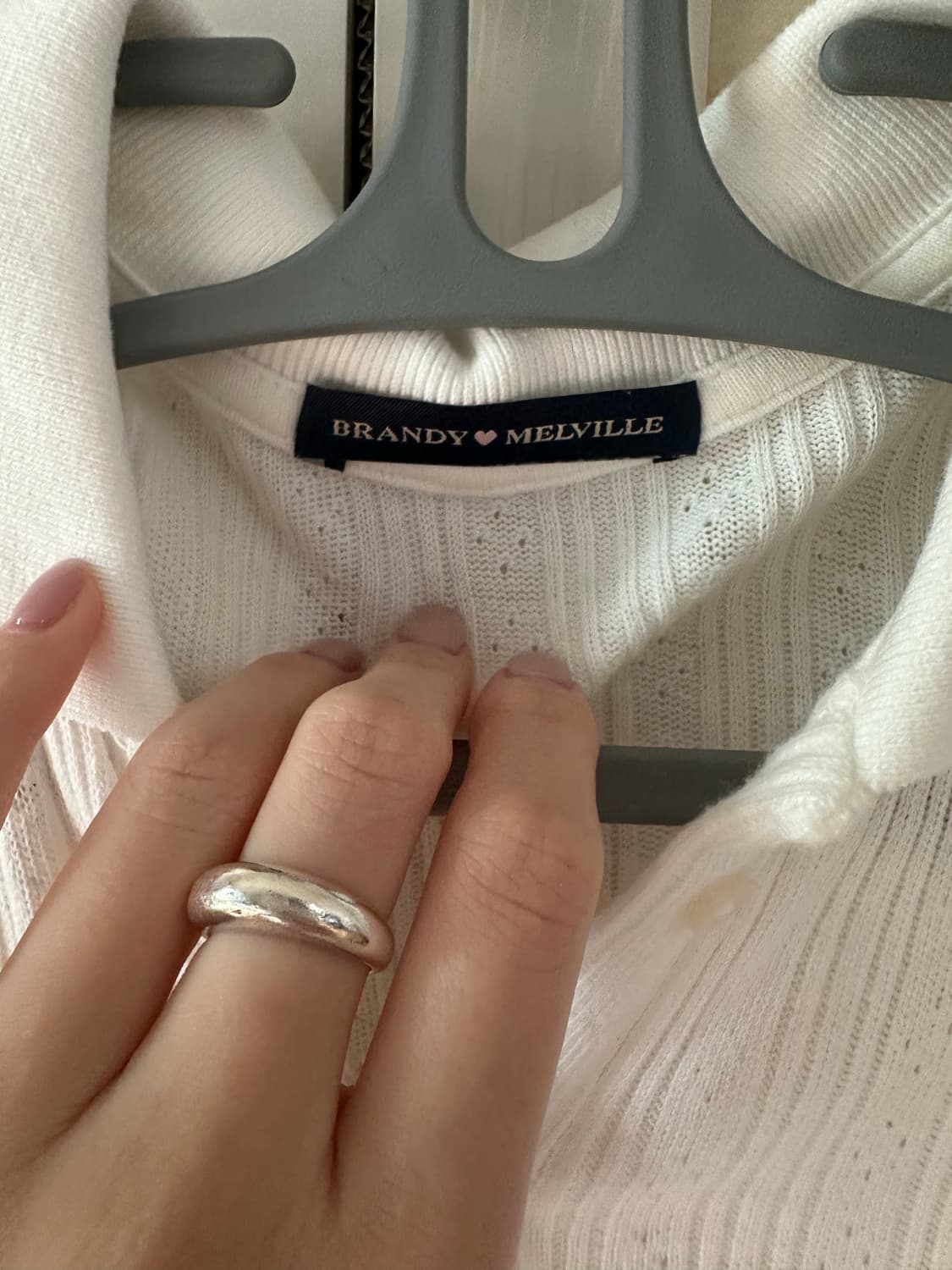 브랜디멜빌 아일렛 펀칭 가디건 상품이미지2