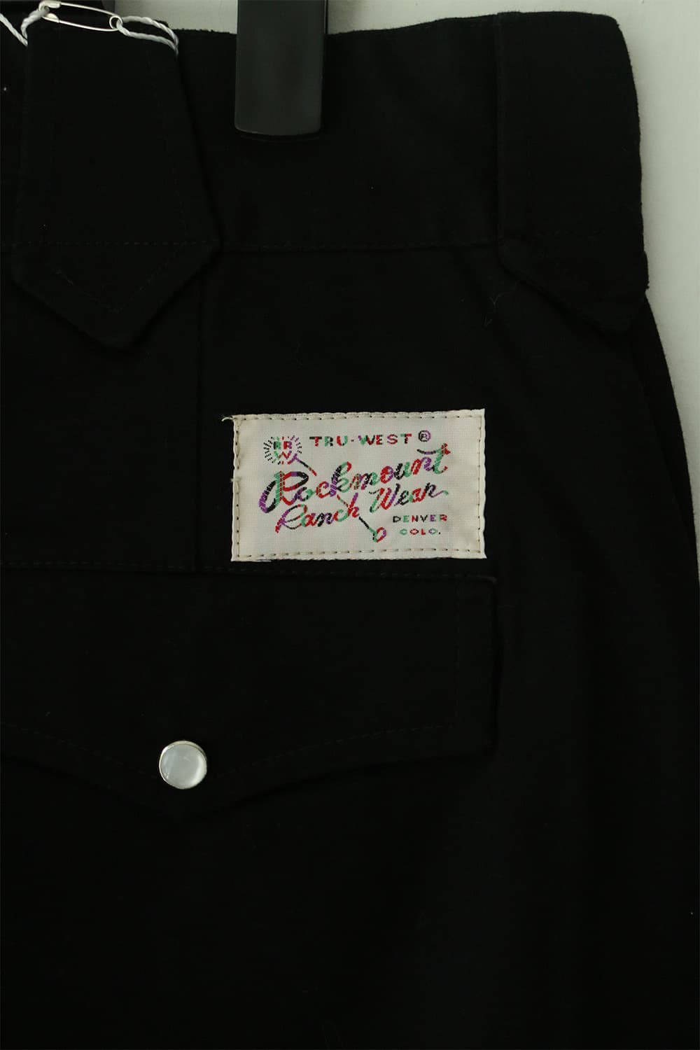 락마운트 랜치웨어 블랙 스트레이트 코튼 팬츠 상품이미지7