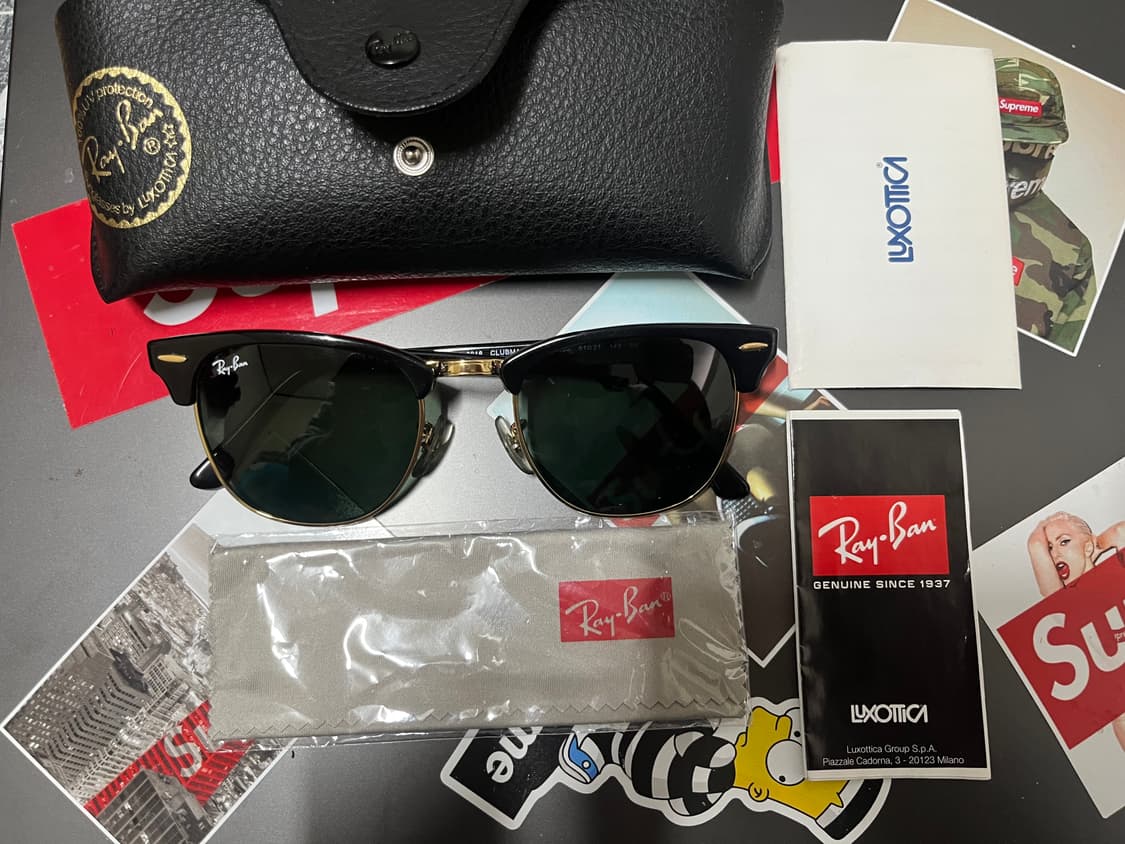 레이밴 클럽마스터 블랙51사이즈 상품이미지1