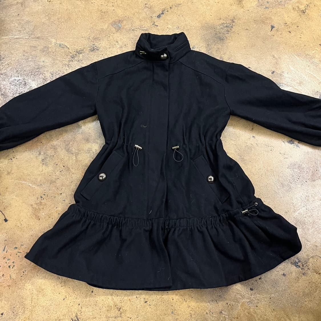 [정품/85] 모스키노 블랙 숏 트렌치 코트 b15 상품이미지3