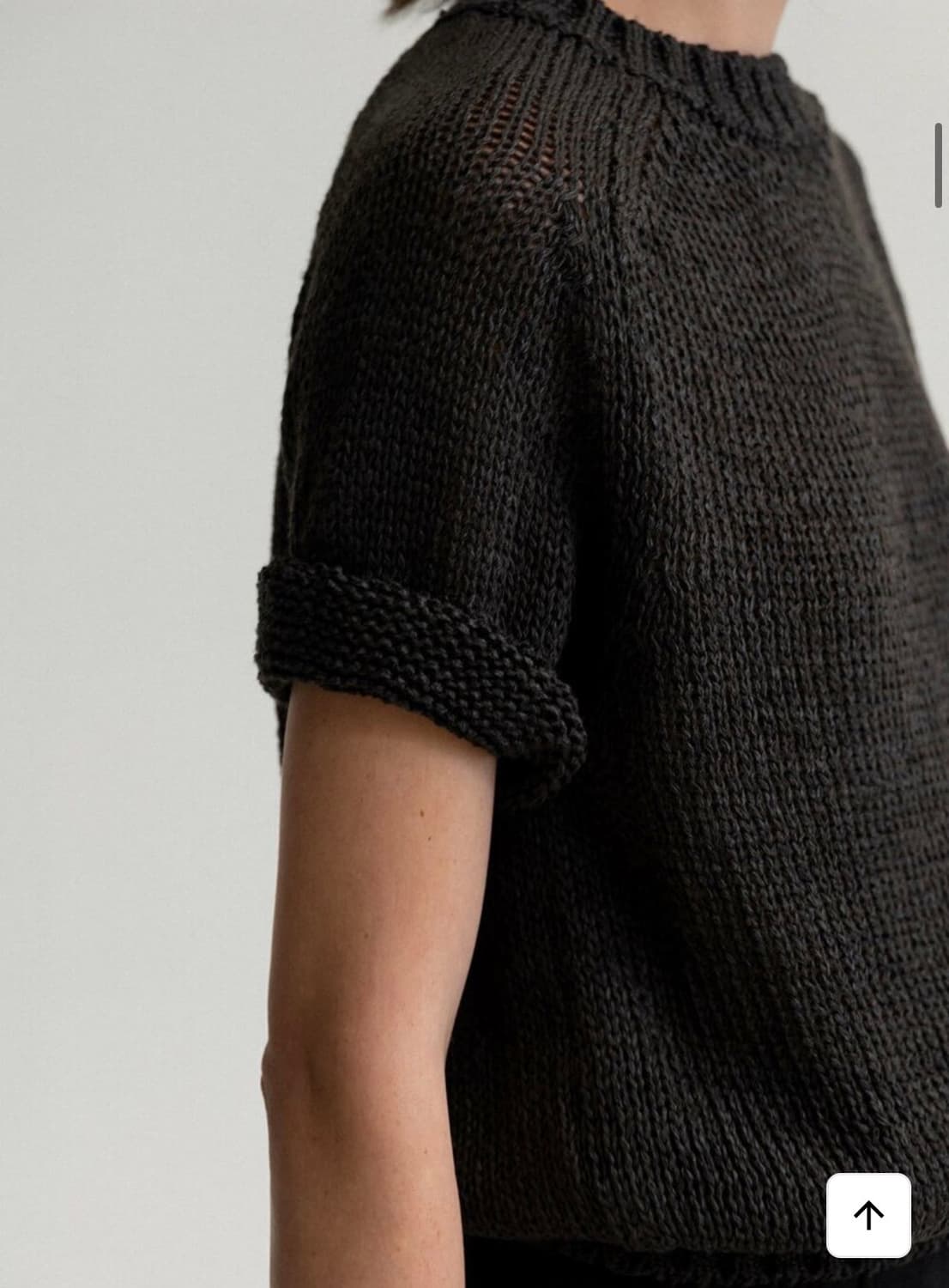 낫띵리튼 bamboo short pullover charcoal 상품이미지6