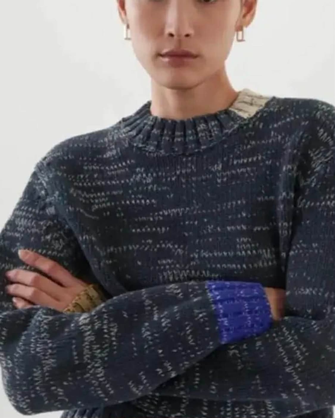 [L] COS 코스 컨트레스트 컬러블록 니트 스웨터 상품이미지4