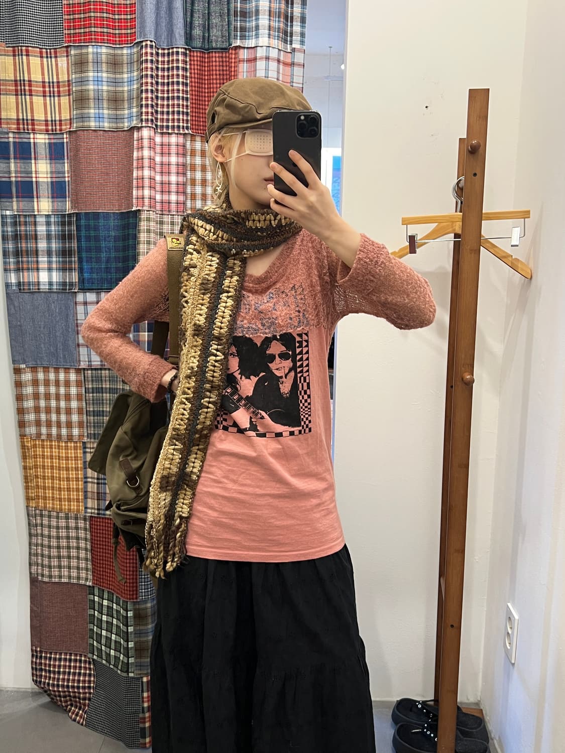 히스테릭글래머 핑크 니트 히스걸 롱 슬리브 상품이미지3