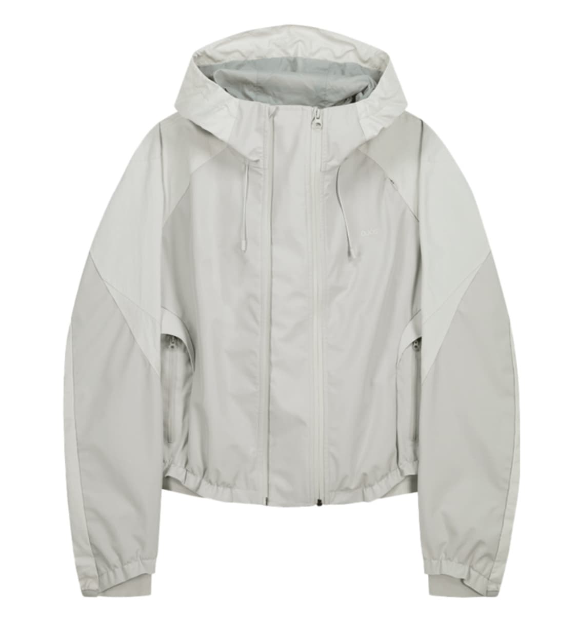 (새 상품) 오호스 패널드 크롭 쉘 자켓 웜 그레이 3 바람막이 상품이미지1