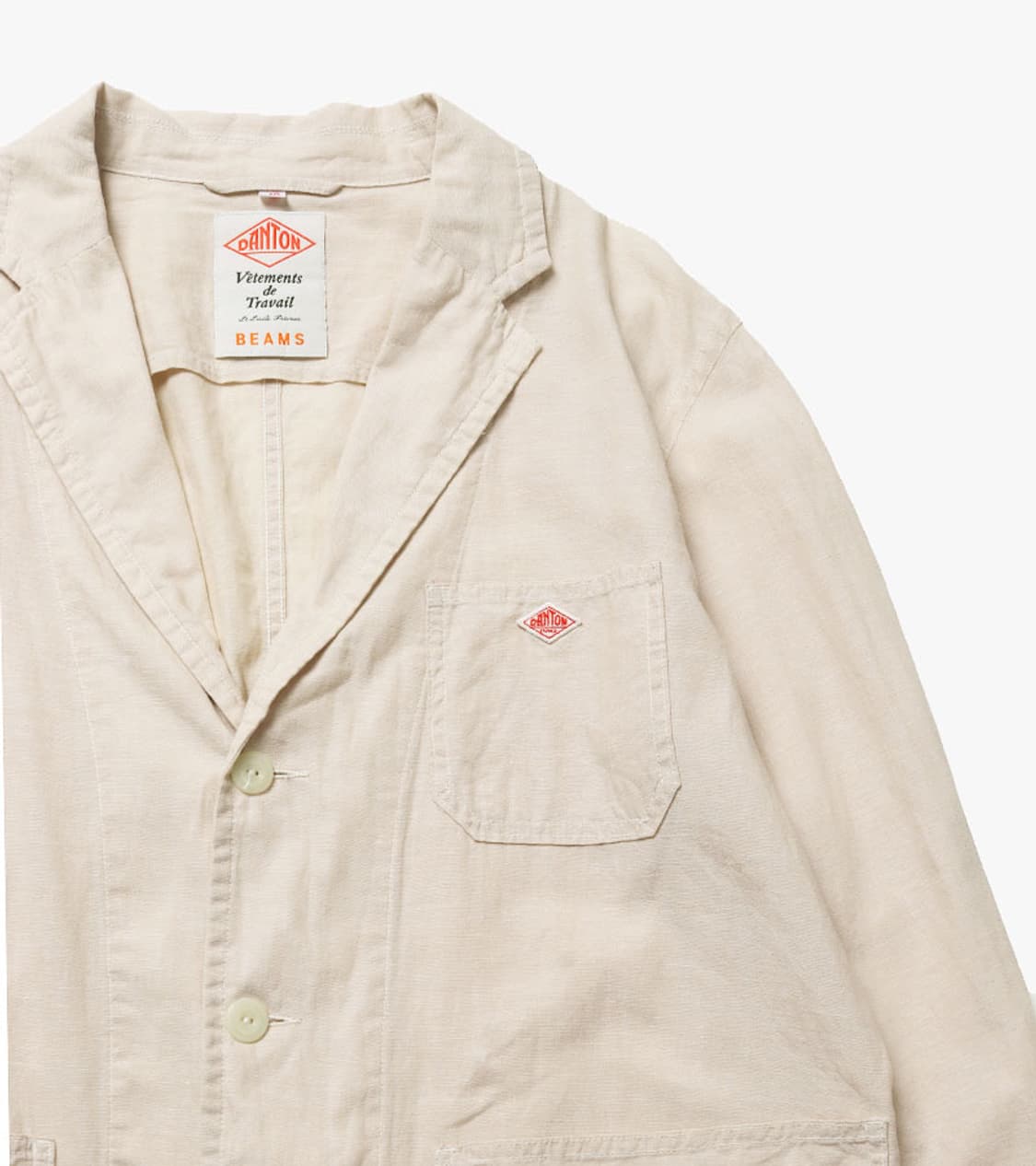 DANTON X BEAMS - LINEN JACKET 상품이미지3