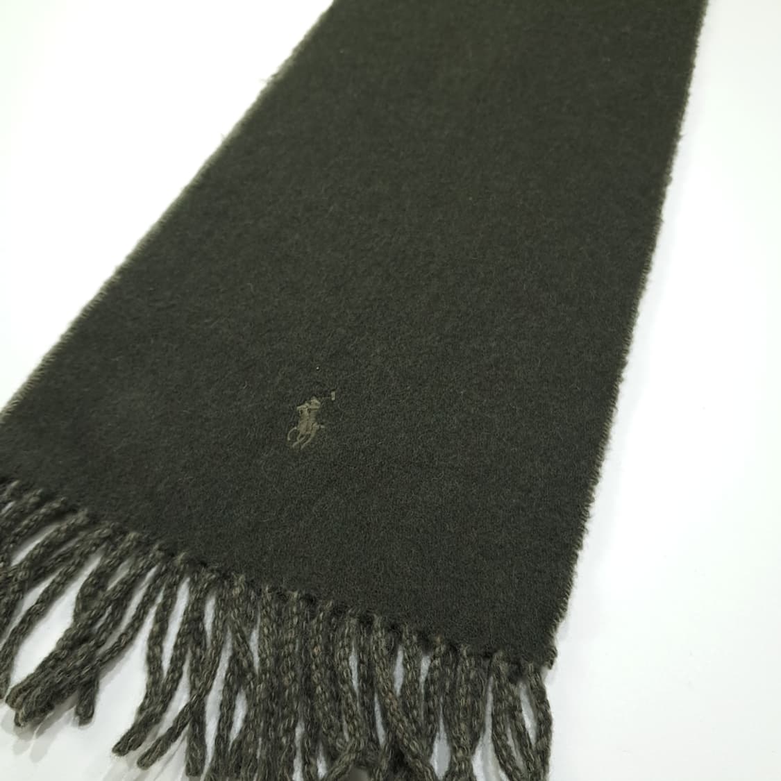 MX404 폴로 이태리판 울 양면 올리브 머플러 목도리 상품이미지3