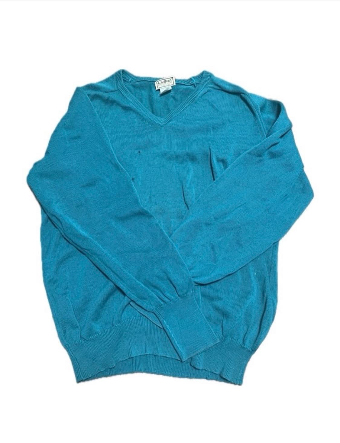 엘엘빈 민트 브이넥 니트 상품이미지1