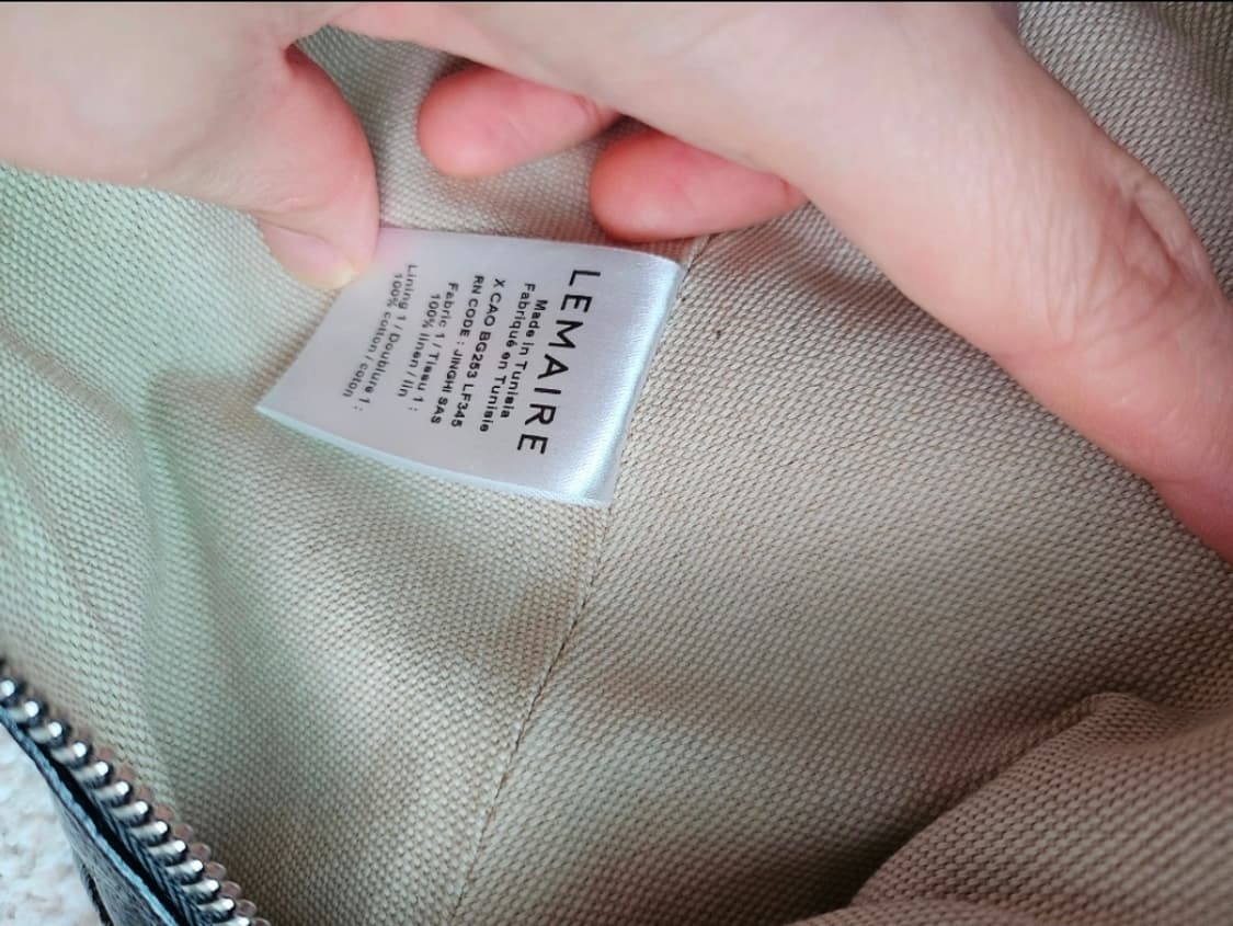 르메르 소프트 크루아상 숄더백 블랙 상품이미지5