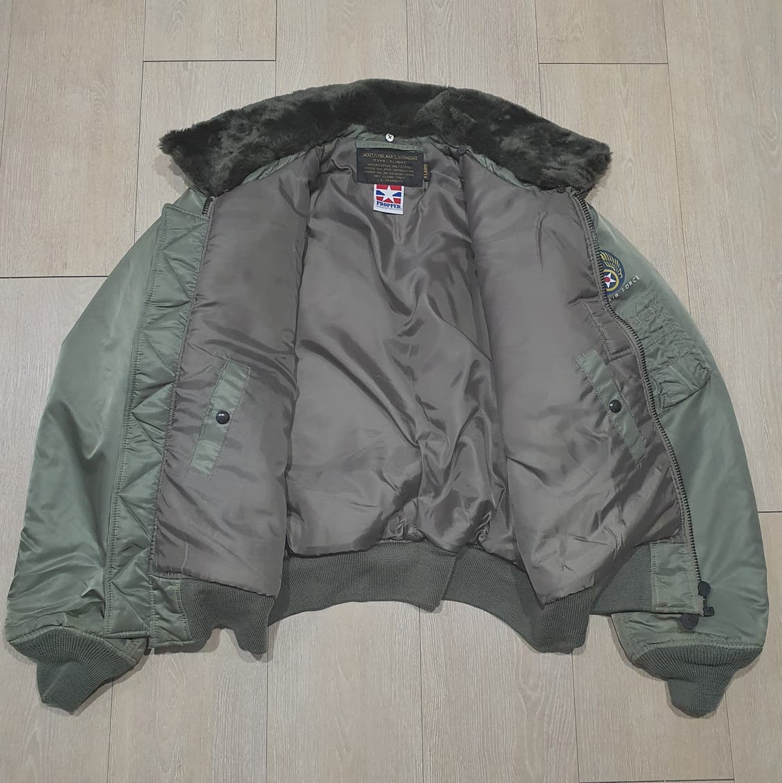 프로퍼 b15 플라이트 자켓 항공점퍼 xl 110 상품이미지5