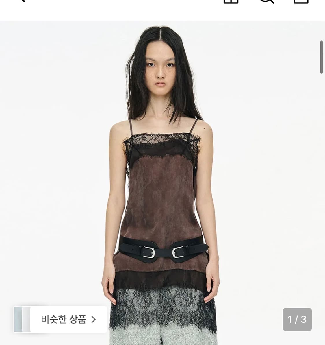새상품 세릭 커브 벨트 블랙  상품이미지1