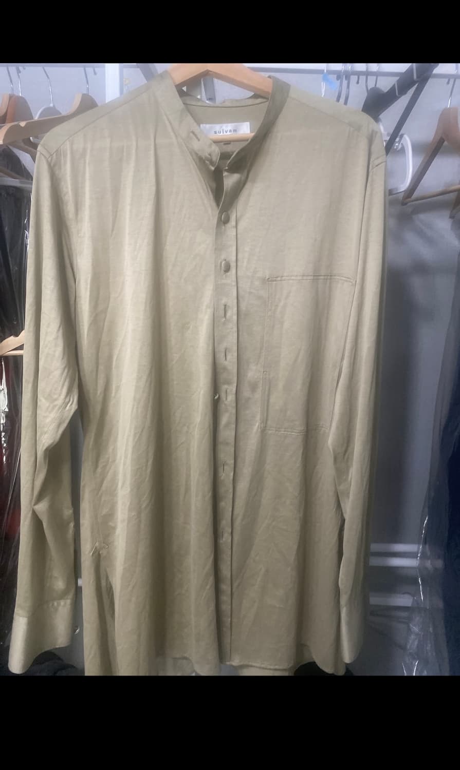 sulvam 설밤 차이나카라 셔츠 상품이미지1