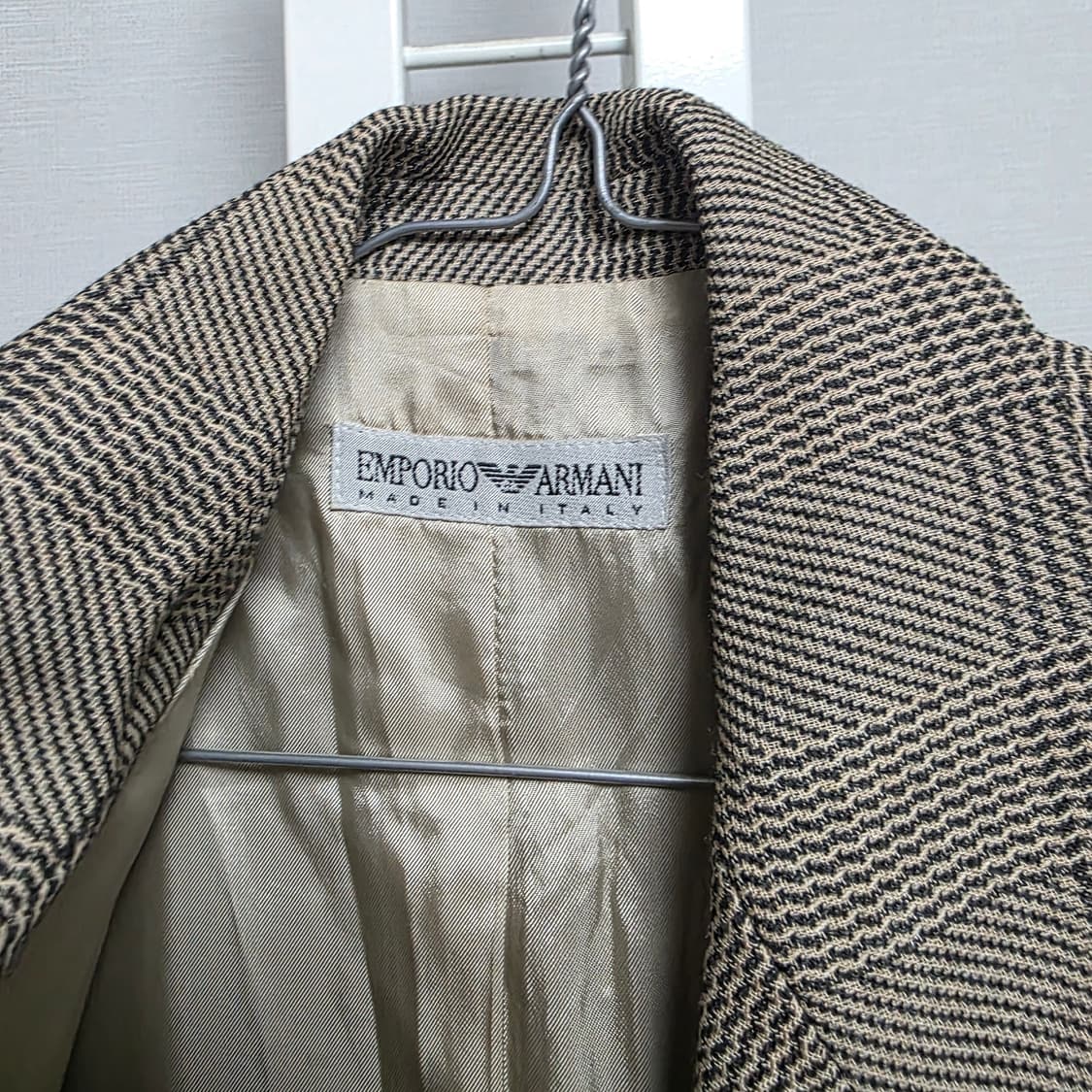 엠포리오 알마니  체크 자켓 상품이미지4
