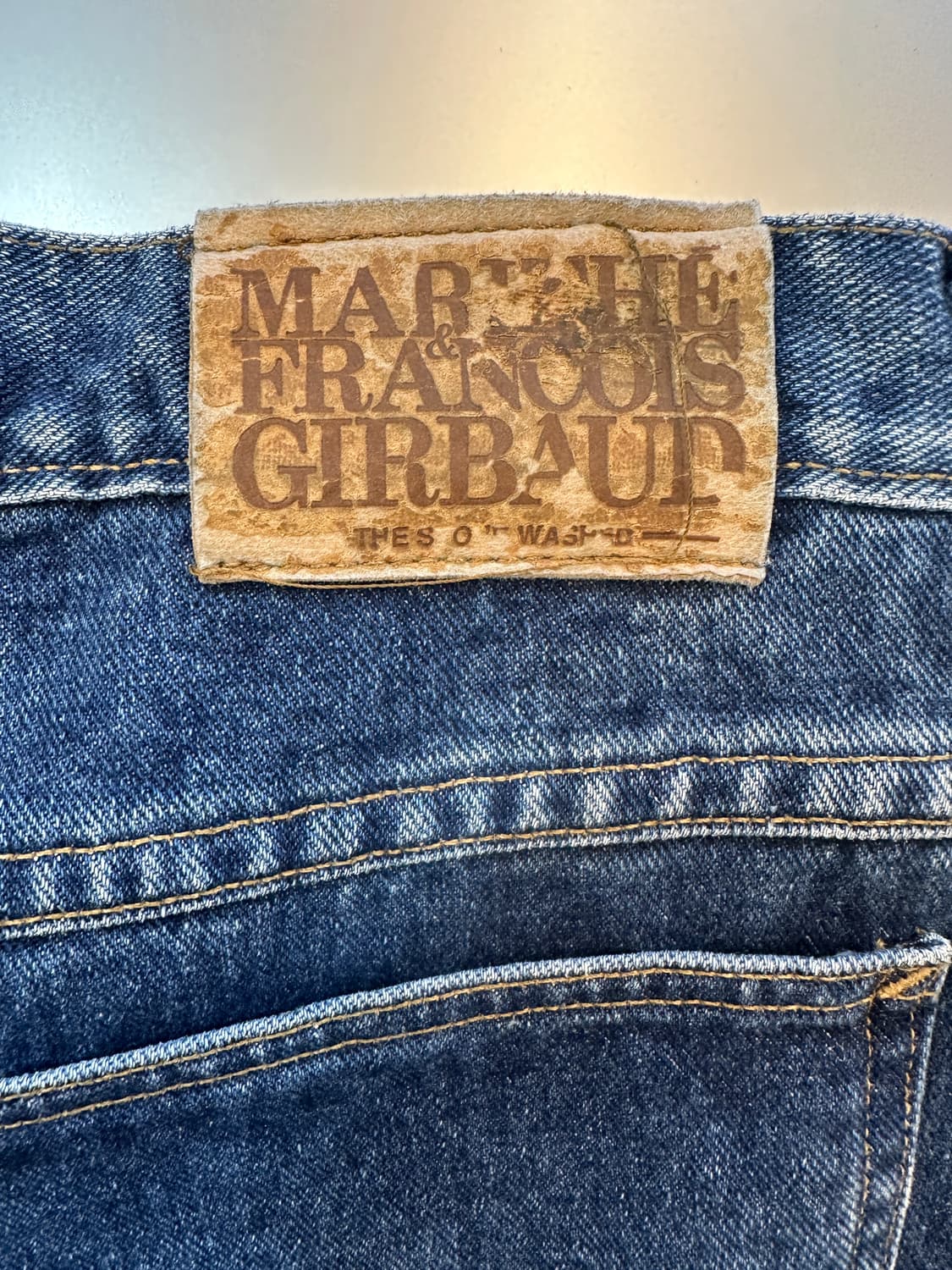34) 마리떼 프랑소와 저버 USA 94s 블루 테이퍼드 데님 상품이미지5