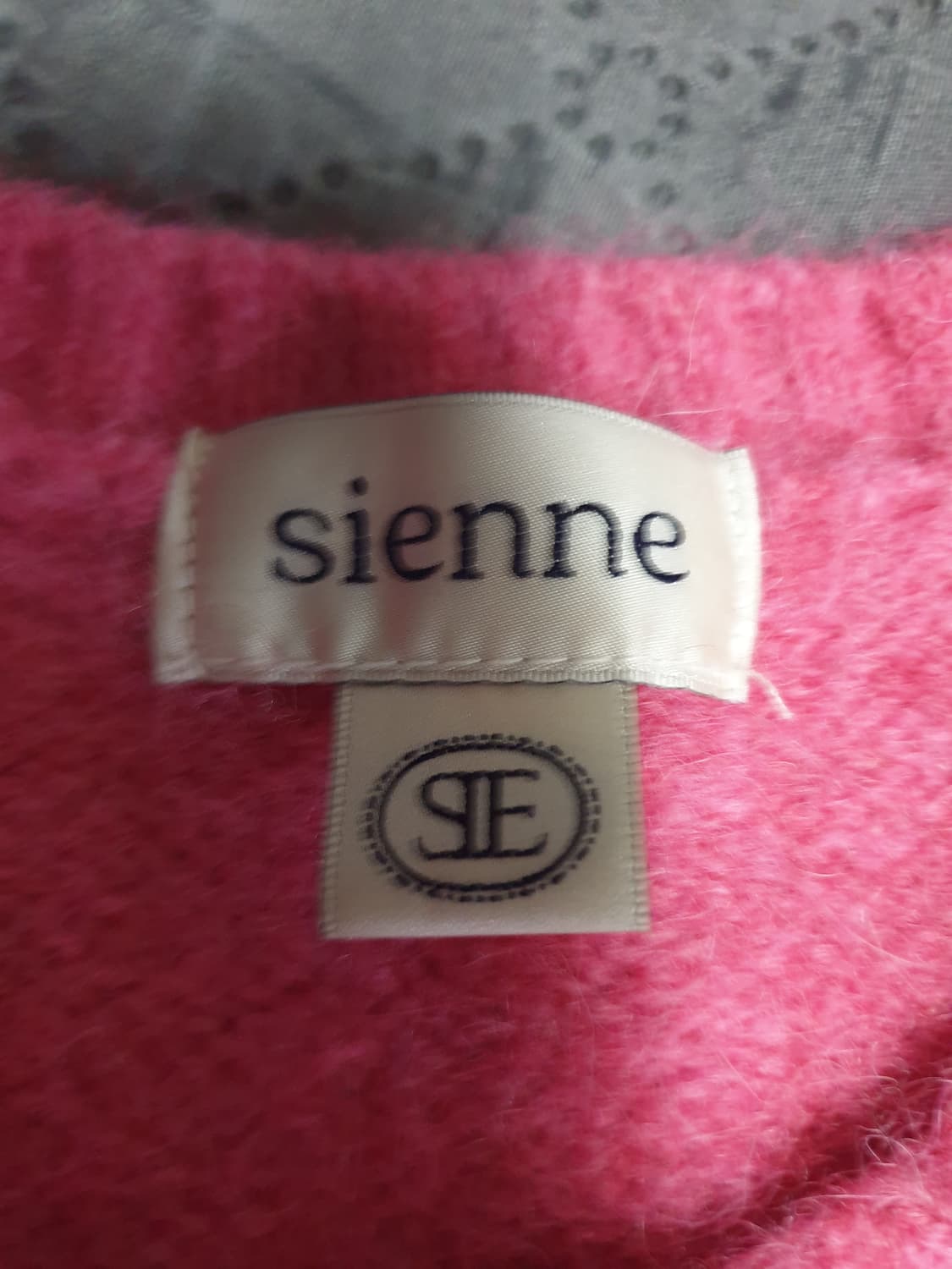 시엔느 알파카 울 니트 스웨터 핑크 (S) 상품이미지5